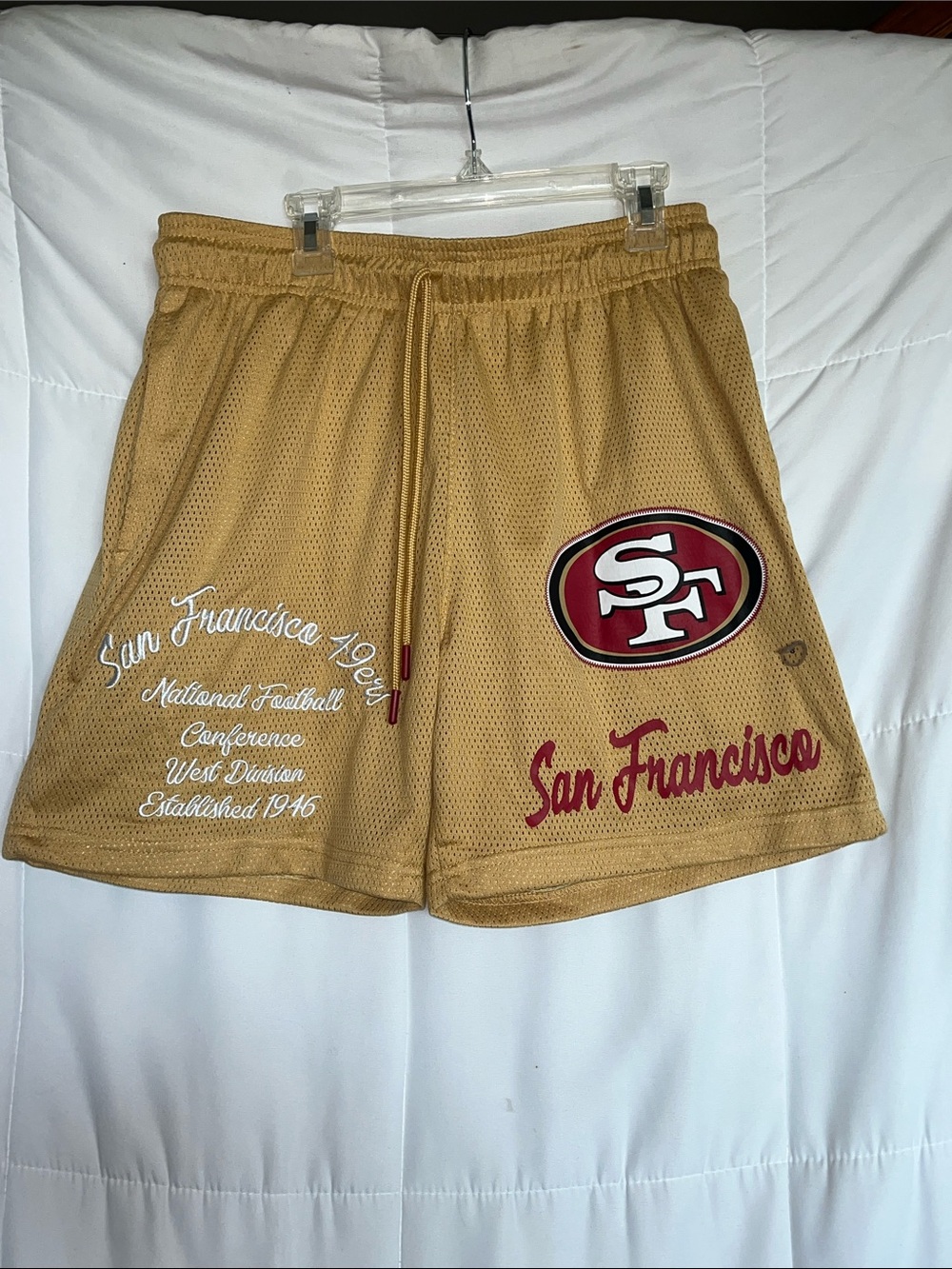 NFL Ultra Game San Francisco 49ers Athletic Shorts Men’s Small 5.5 inch inseam